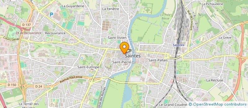 localisation de l'entreprise VINNY'S CAFE  SAINTES