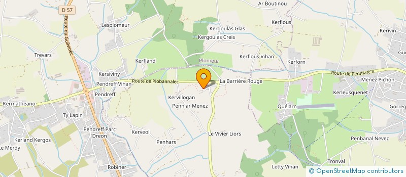 localisation de l'entreprise VINNY TANNIOU  TREFFIAGAT