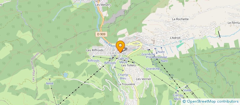 localisation de l'entreprise VINO à LA CLUSAZ