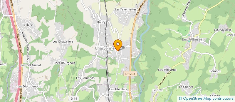 localisation de l'entreprise VINO  CHARVONNEX