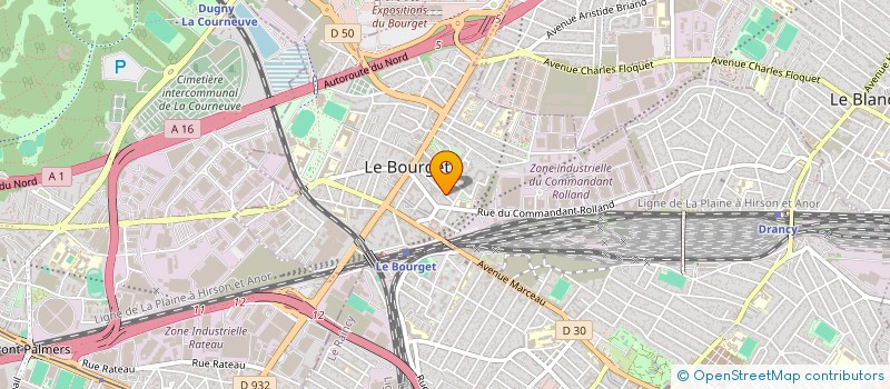 localisation de l'entreprise VINO  LE BOURGET
