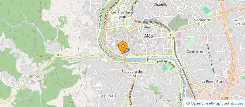 localisation de l'entreprise VINO'ARS  ALES