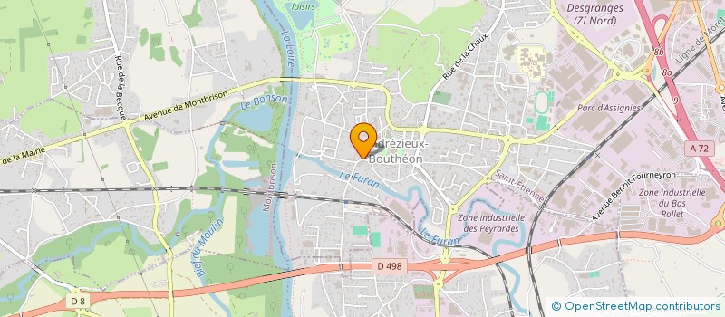 localisation de l'entreprise VINO CARLO  ANDREZIEUX-BOUTHEON