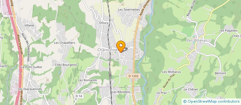 localisation de l'entreprise VINO FINANCE  CHARVONNEX