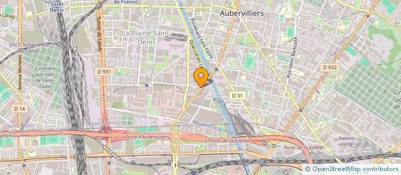 localisation de l'entreprise VINO PARC  AUBERVILLIERS