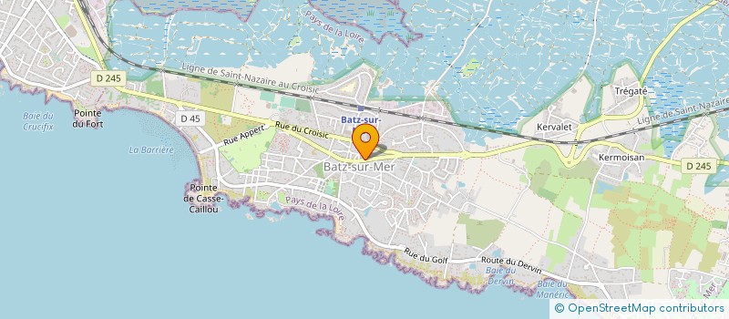 localisation de l'entreprise VINO PASSION à BATZ-SUR-MER