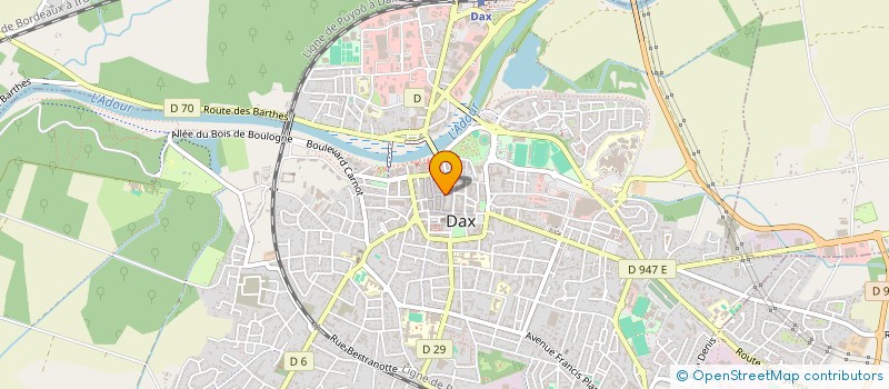 localisation de l'entreprise VINO PEREZ  DAX