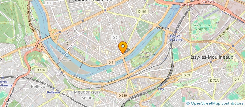 localisation de l'entreprise VINOBILIA  BOULOGNE-BILLANCOURT