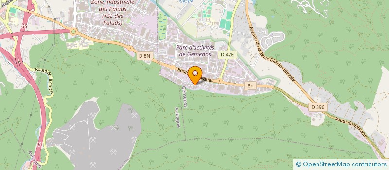 localisation de l'entreprise VINOC à GEMENOS