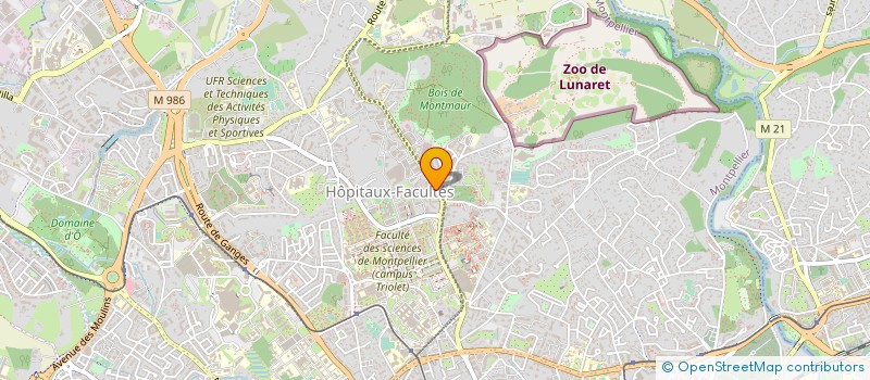 localisation de l'entreprise VINOCAVE PIC SAINT LOUP  MONTPELLIER