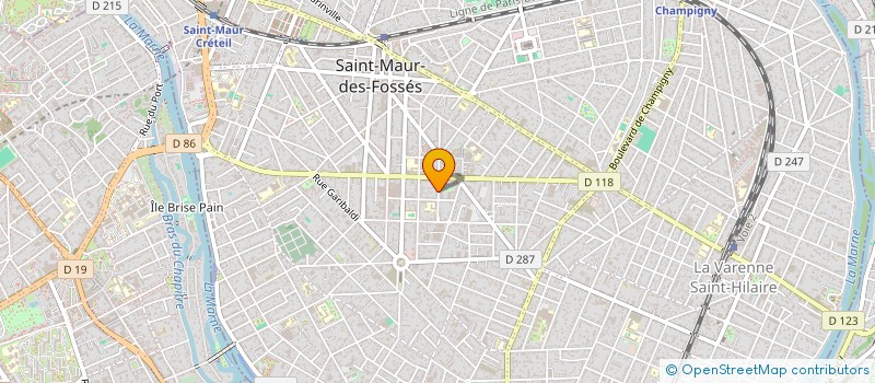 localisation de l'entreprise VINOCONCEPT à SAINT-MAUR-DES-FOSSES