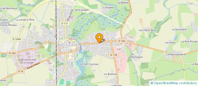 localisation de l'entreprise VINODEI  NORT-SUR-ERDRE