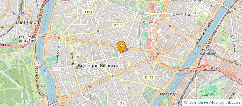 localisation de l'entreprise VINODELICE à BOULOGNE-BILLANCOURT