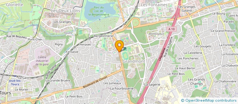 localisation de l'entreprise VINODIN COT : CLUB NOLOGIE TOURANGEAUX  JOUE-LES-TOURS