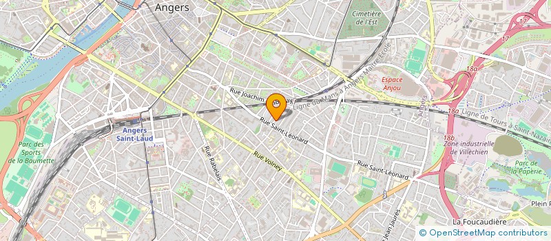 localisation de l'entreprise VINOGENS à ANGERS