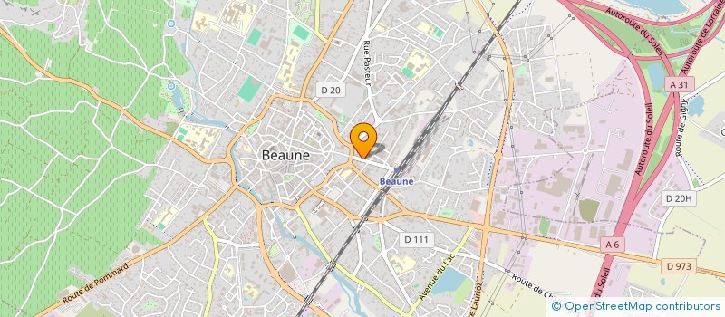 localisation de l'entreprise VINOGEO à BEAUNE