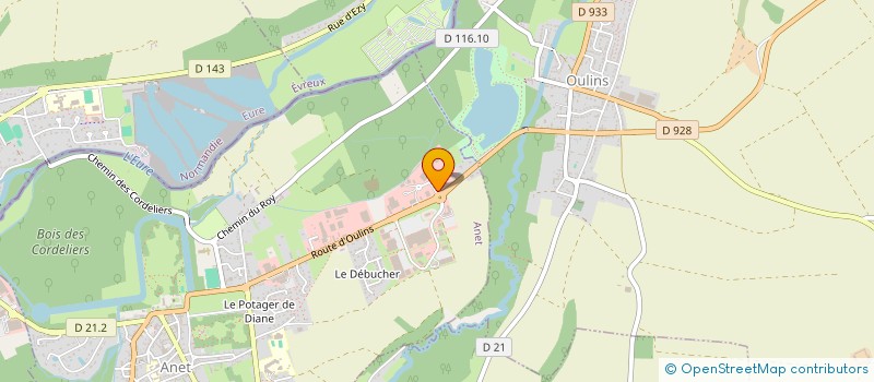 localisation de l'entreprise VINOGOURMETS à ANET