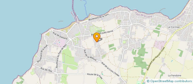 localisation de l'entreprise VINOLAS à LA PLAINE-SUR-MER