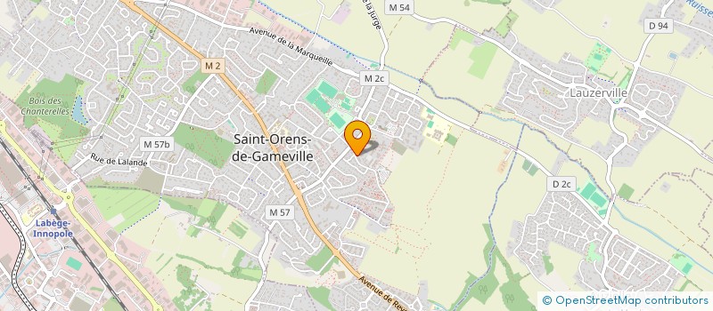 localisation de l'entreprise VINOLOGIA à SAINT-ORENS-DE-GAMEVILLE