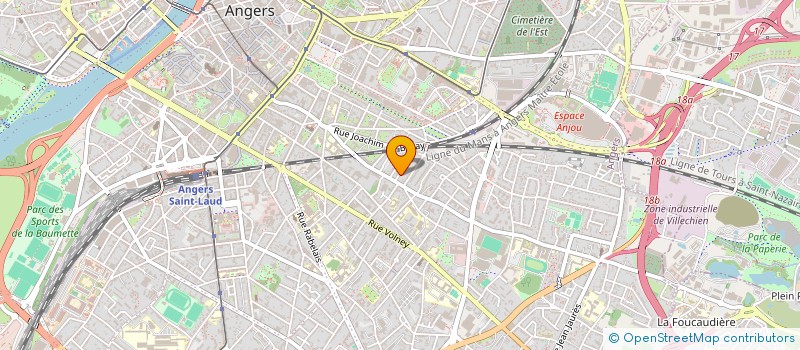 localisation de l'entreprise VINOLORE  ANGERS