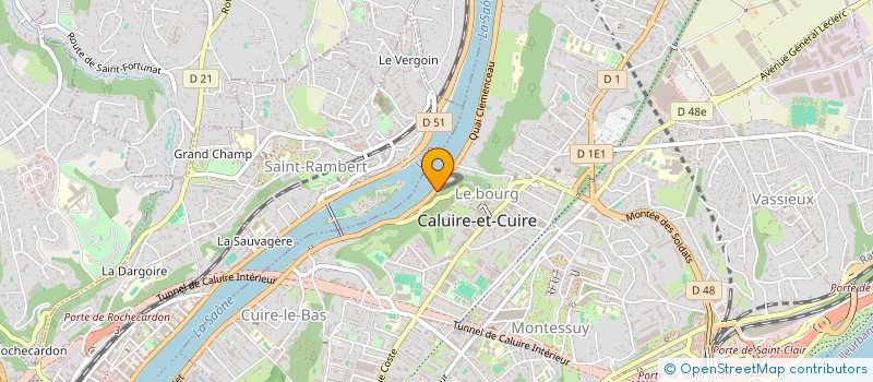 localisation de l'entreprise VINOLY  CALUIRE-ET-CUIRE