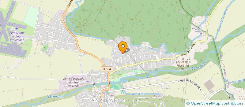 localisation de l'entreprise VINON BOARD GAMES  VINON-SUR-VERDON