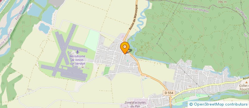 localisation de l'entreprise VINON FV  VINON-SUR-VERDON