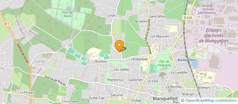 localisation de l'entreprise VINOPOLE BORDEAUX AQUITAINE à BLANQUEFORT
