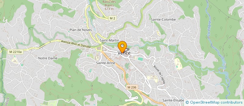 localisation de l'entreprise VINOPOLIS PROVENCE à VENCE