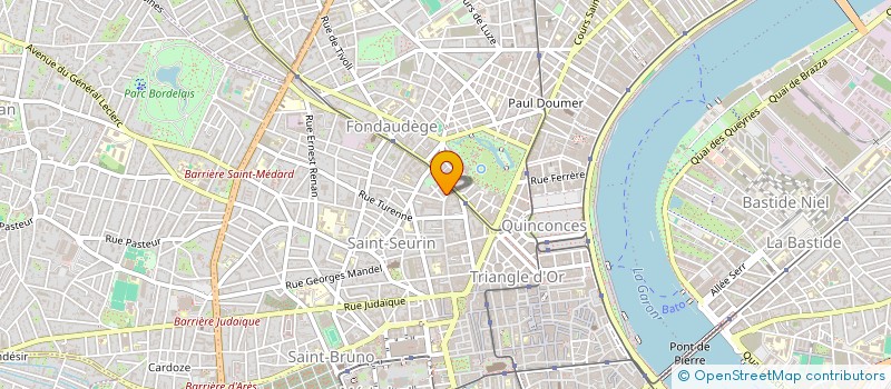 localisation de l'entreprise VINOPROCESS à BORDEAUX
