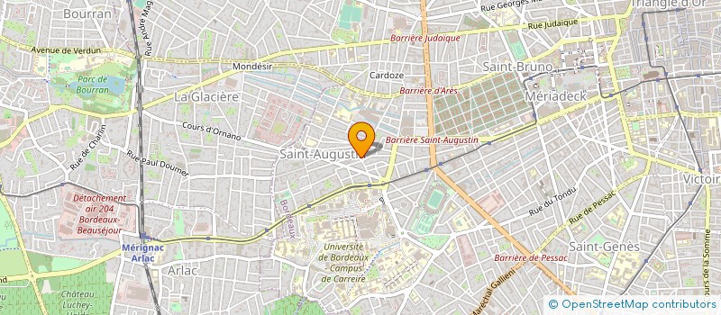 localisation de l'entreprise VINOS Y LICORES à BORDEAUX
