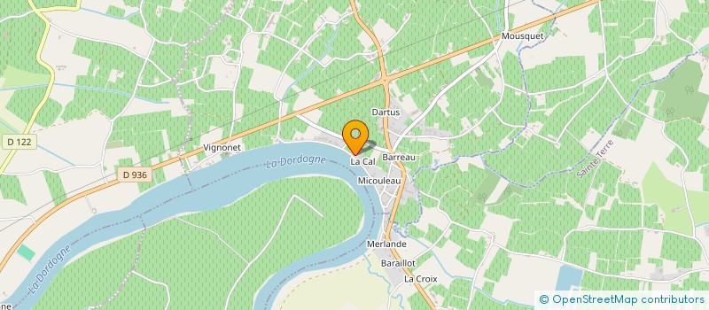 localisation de l'entreprise VINOTIE  VIGNONET