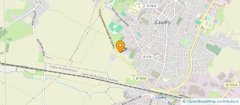 localisation de l'entreprise VINOTODEC  CAUDRY