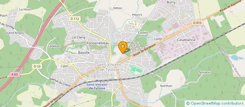 localisation de l'entreprise VINOTRADE  SAINT-VINCENT-DE-TYROSSE