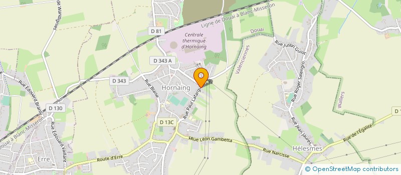 localisation de l'entreprise VINOVA  HORNAING