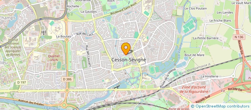 localisation de l'entreprise VINOVASSELOT  CESSON-SEVIGNE