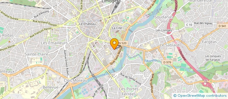 localisation de l'entreprise VINOVIK à LIMOGES