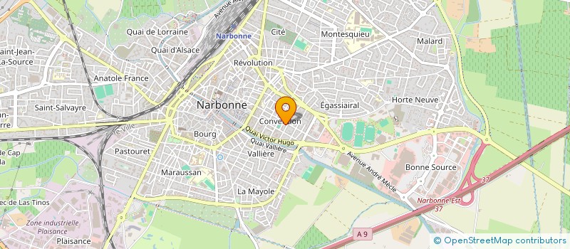 localisation de l'entreprise VINOVISIONS  NARBONNE