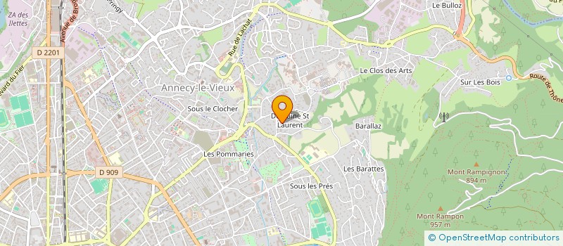 localisation de l'entreprise VINOVOYAGES à ANNECY