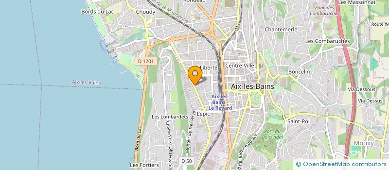 localisation de l'entreprise VINQA  AIX-LES-BAINS