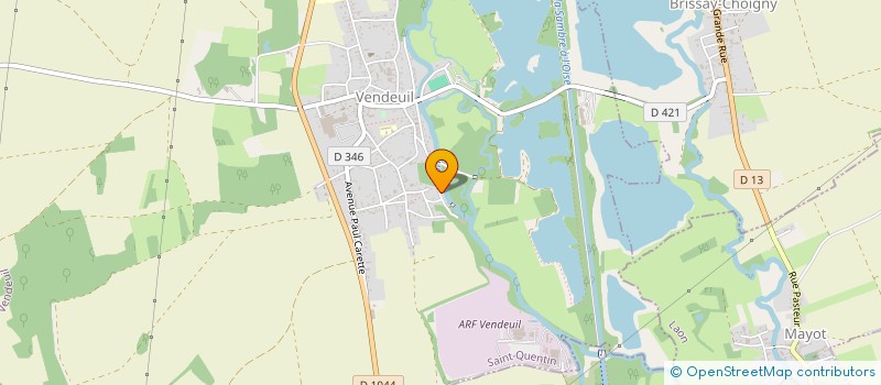 localisation de l'entreprise VINRAU  VENDEUIL