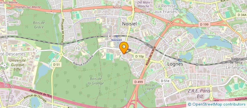 localisation de l'entreprise VINRON 45  NOISIEL