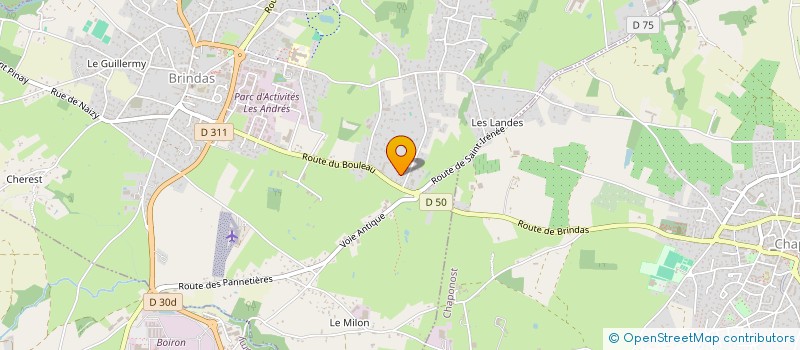 localisation de l'entreprise VINS  BRINDAS