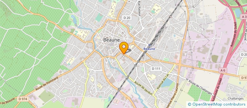 localisation de l'entreprise VINS BERNARD GRAS à BEAUNE