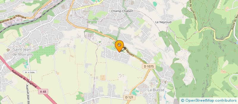 localisation de l'entreprise VINS BIO DEVELOPPEMENT  LA BUISSE