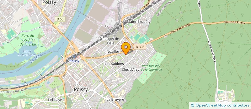 localisation de l'entreprise VINS D'EXCEPTION à POISSY