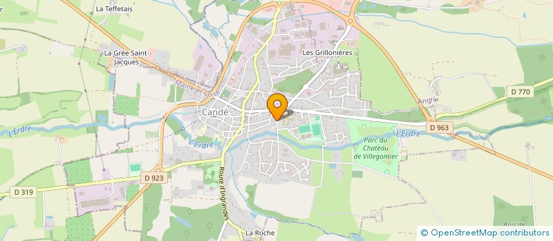 localisation de l'entreprise VINS DE FRANCE  ANGRIE