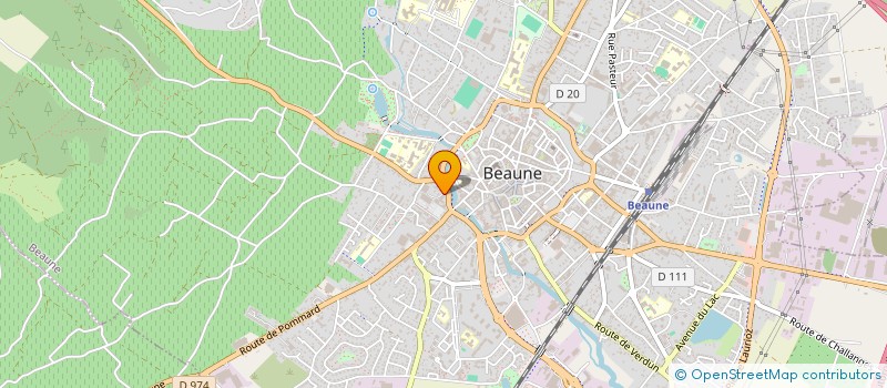 localisation de l'entreprise VINS DIVINS à BEAUNE
