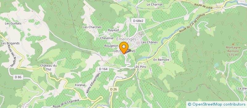 localisation de l'entreprise VINS DOMINIQUE MOREL  EMERINGES