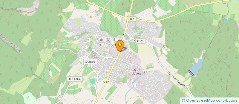 localisation de l'entreprise VINS DU PIC ET D'AILLEURS à SAINT-MATHIEU-DE-TREVIERS